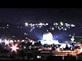 UFO hovers over Jerusalem | BahVideo.com