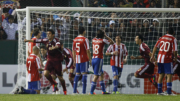 Gol del d a Portero venezolano asiste en empate ante Paraguay | BahVideo.com