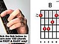How to Play the B Major Guitar Bar Chord | BahVideo.com