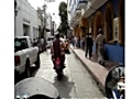 Riding Motorbikes Through the Streets of Santa  | BahVideo.com