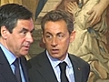 Le tandem Sarkozy-Fillon affiche son unit  | BahVideo.com