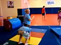 Gymnastics Backhand-spring | BahVideo.com