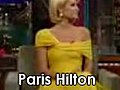 Paris Hilton on the David Letterman show Parts 1 amp 2  | BahVideo.com