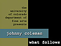 Johnny Coleman - Installations of Personal History | BahVideo.com