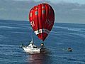 Raw Video Australian Balloon s Wet Landing | BahVideo.com