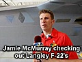 NASCAR s Jamie McMurray visits Langley Air  | BahVideo.com