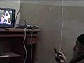 Bin Laden Home Video Watching Self On TV | BahVideo.com