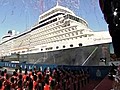 90 000-Ton Queen Sets Sail | BahVideo.com