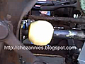 Peeling An Apple With A Mechanical Peeler | BahVideo.com