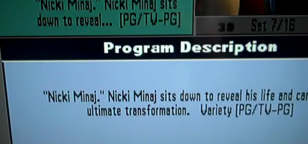 Slip Up Of The Week E Channel Messes Up amp Says Nicki Minaj Is A Man  | BahVideo.com