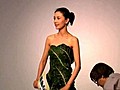 Actress Wears Lettuce Dress | BahVideo.com