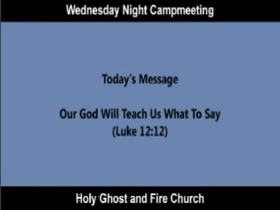 Wednesday Night Campmeeting | BahVideo.com