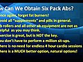 Six Pack Abs Secret - What Is The Healthiest Way To Get Six Pack Abs - Part 1 | BahVideo.com