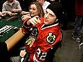 Blackhawks play poker for charity | BahVideo.com
