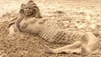 How to build a sand mermaid | BahVideo.com