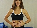 Leah Shows the best exercises for the transverse abdominal muscles | BahVideo.com