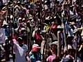 Mine protest in Peru | BahVideo.com