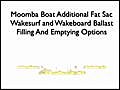 Moomba Fat Sac Additional Wakeboard Ballast | BahVideo.com