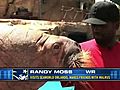 Patriots Wide Receiver Randy Moss Visits Sea  | BahVideo.com