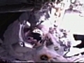 Astronauts plug in new cooling pump | BahVideo.com
