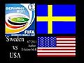 Sweden vs USA World Cup 6 7 2011 SelMcKenzie  | BahVideo.com