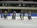 Motorcycle Ice Racing with crash | BahVideo.com