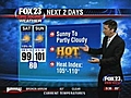 FOX23 Forecast Friday Night 7-30-10 | BahVideo.com
