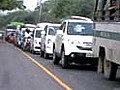 Traffic trials for Games give Delhi a Terrible  | BahVideo.com