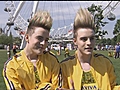 Jedward force kids to run | BahVideo.com