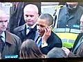 Obama parle un inconnu au t l phone | BahVideo.com