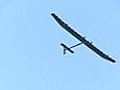 Swiss solar aircraft makes first international  | BahVideo.com