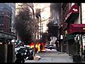 Van fire - 5th Ave Manhattan | BahVideo.com