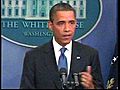 Obama updates on debt talks at presser | BahVideo.com