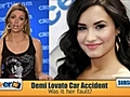 Demi Lovato Tweets About Car Accident | BahVideo.com