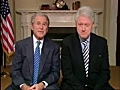 Clinton and Bush in new Haiti PSA | BahVideo.com