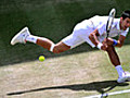 Wimbledon 2011 Jo-Wilfried Tsonga v Novak  | BahVideo.com