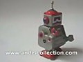 Tin Toy Wind Up Fun Colorful Walking Mini Robot MS406 | BahVideo.com