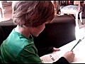 5 year old Gab doing Piano Theory | BahVideo.com