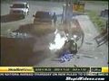 Araba benzin istasyonunu delip ge iyor  | BahVideo.com