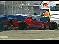 12 Hours of Sebring J R Hildebrand Crash | BahVideo.com