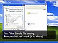 Setup Standard File Sharing on Windows XP  | BahVideo.com