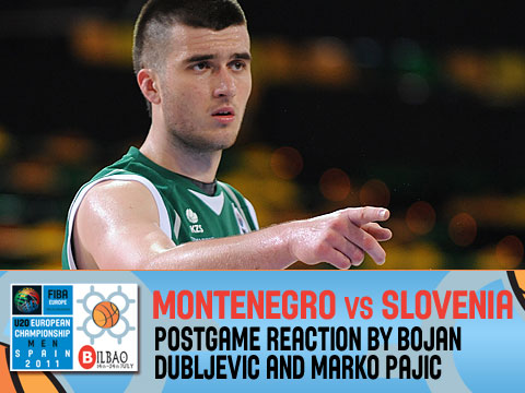 U20 European Championship Men 2011 MNE v SLO B Dubljevic and M Pajic | BahVideo.com