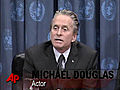 Gordon Gekko Er Michael Douglas at U N  | BahVideo.com
