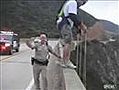 Base Jumper Escapes Arrest | BahVideo.com
