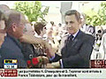 Nicolas Sarkozy agress  | BahVideo.com