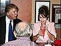 Oops Donald Trump and Sarah Palin Share Pizza Love-Fest in NYC VIDEO  | BahVideo.com