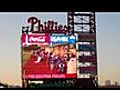 Phillies unveil 10 million hi-definition scoreboard | BahVideo.com