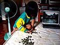 My niece counting the Pennies in Thai | BahVideo.com