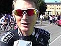 Gustav Larsson Before Stage 16 of the 2010 Vuelta a Espana | BahVideo.com