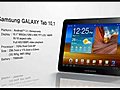 Galaxy Tab 10 1 WiFi Official Info Clip | BahVideo.com